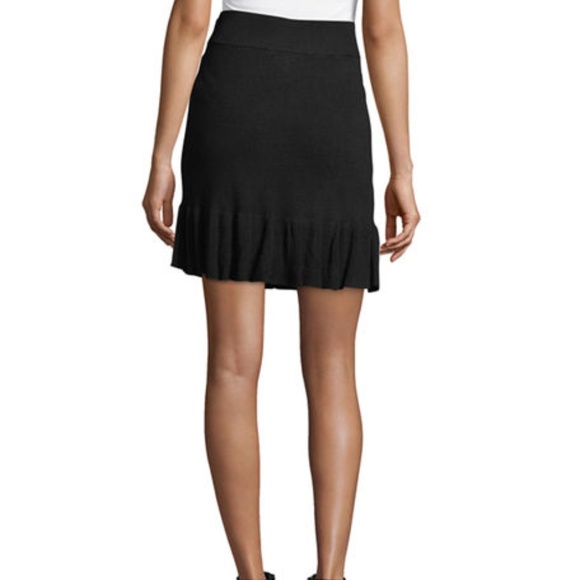 NWT Max Studio BLUE Sweater Miniskirt W/ Waist Tie - Picture 2 of 3